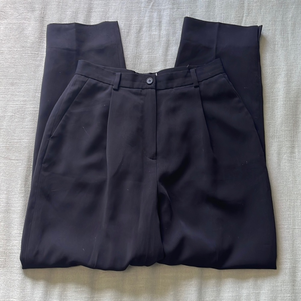 Vintage High Waisted Black Pants